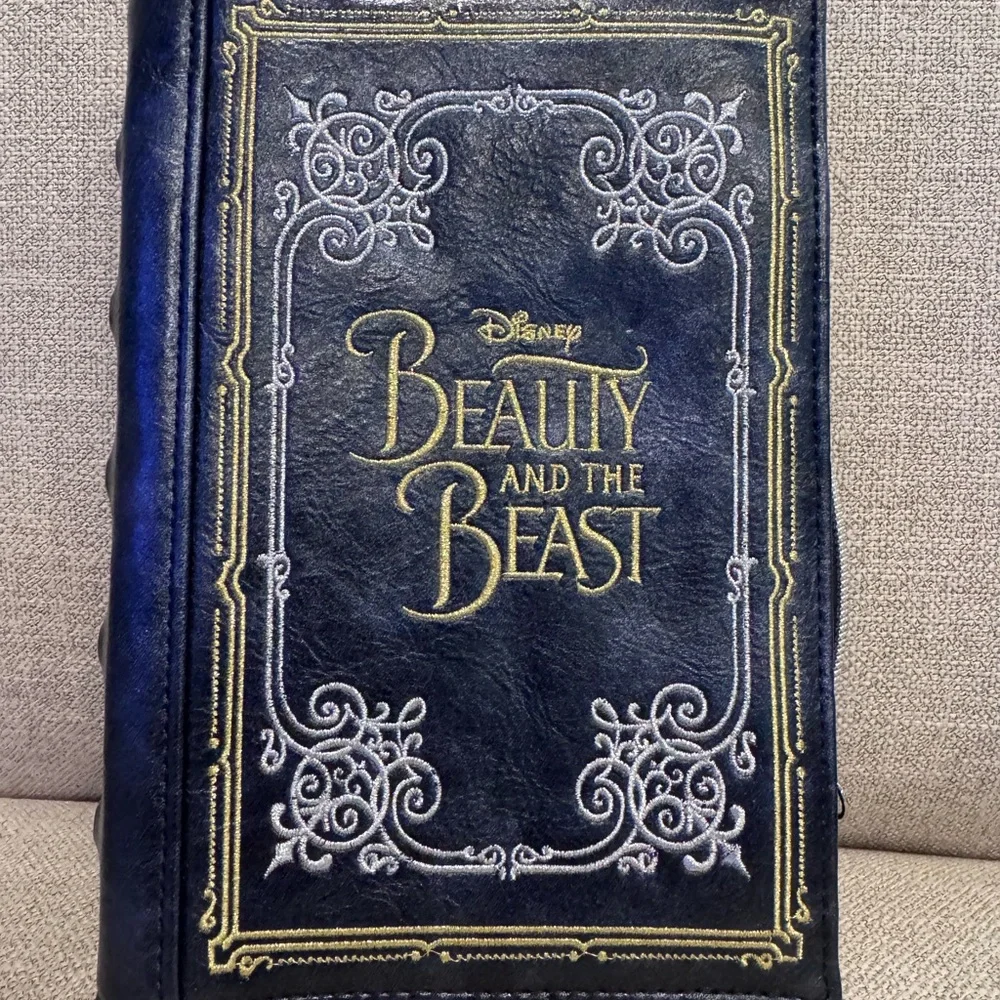 Disney Beauty and the Beast Black and Gold Clutch - Picture 2 of 5